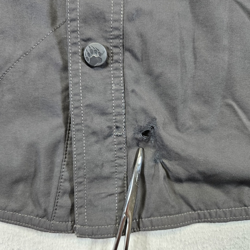 Alaskan Hardgear Tech Shirt Mens 2XL Gray Hiking Fishing Outdoor Long Sleeve - Picture 12 of 12